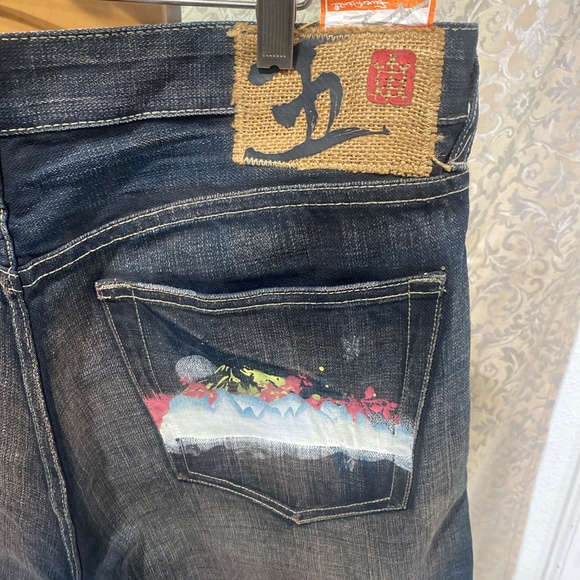 Five Pointz Vintage  Wash Fashion Shorts Sz 36 - Picture 3 of 11